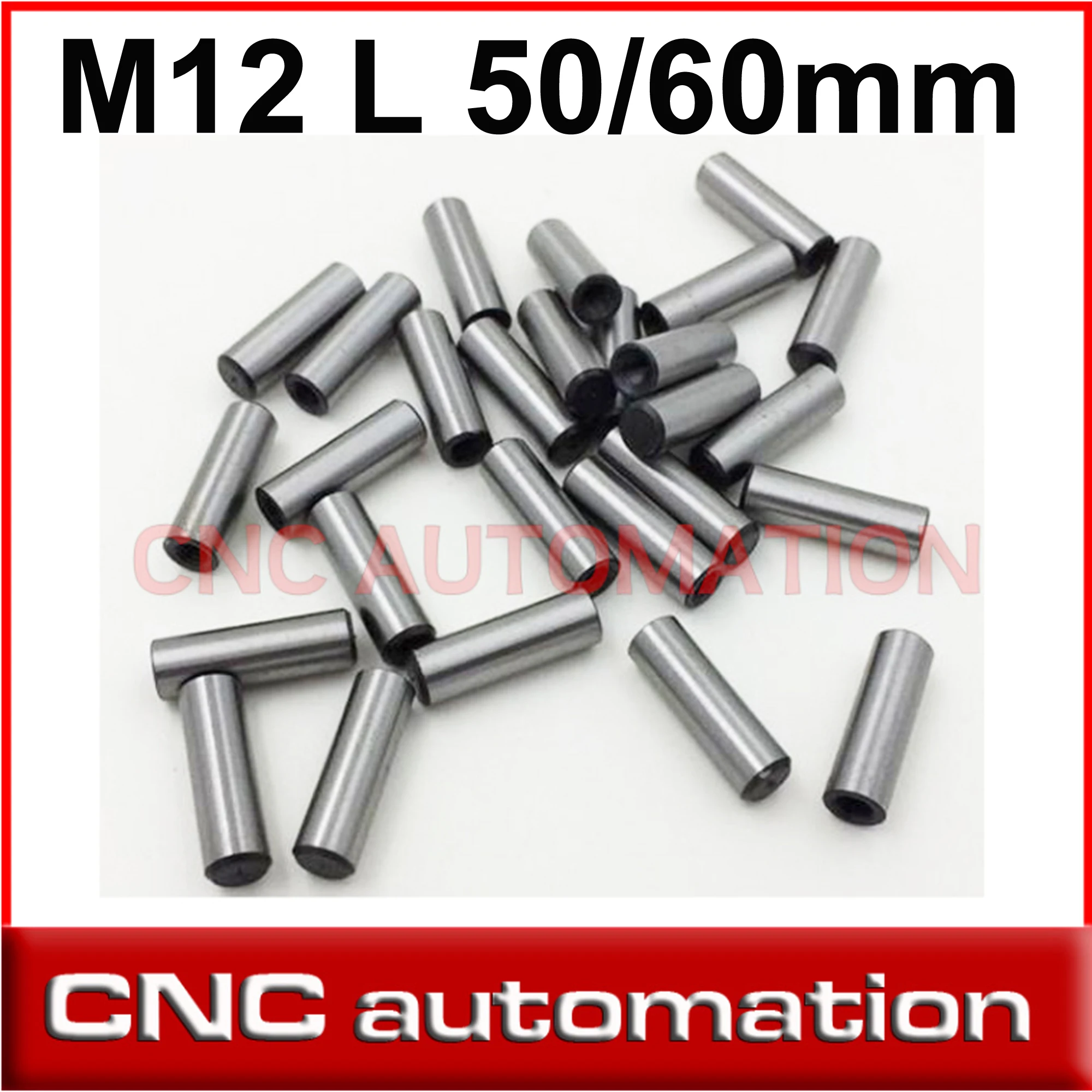 Цилиндрический крепежный штифт 2 шт. диаметр M12 12 мм длина 50/60 хромированная