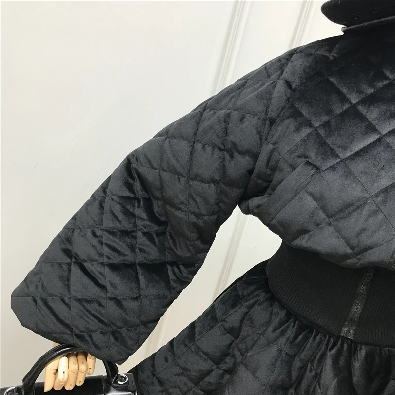 Женский комплект с юбкой GetSpring из двух предметов хлопковой подкладкой мини-юбка
