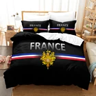 Комплект постельного белья с изображением флага Франции, односпальный, двуспальный, размер Queen, King, европейский, американский, загородный, Комплект постельного белья для детской спальни