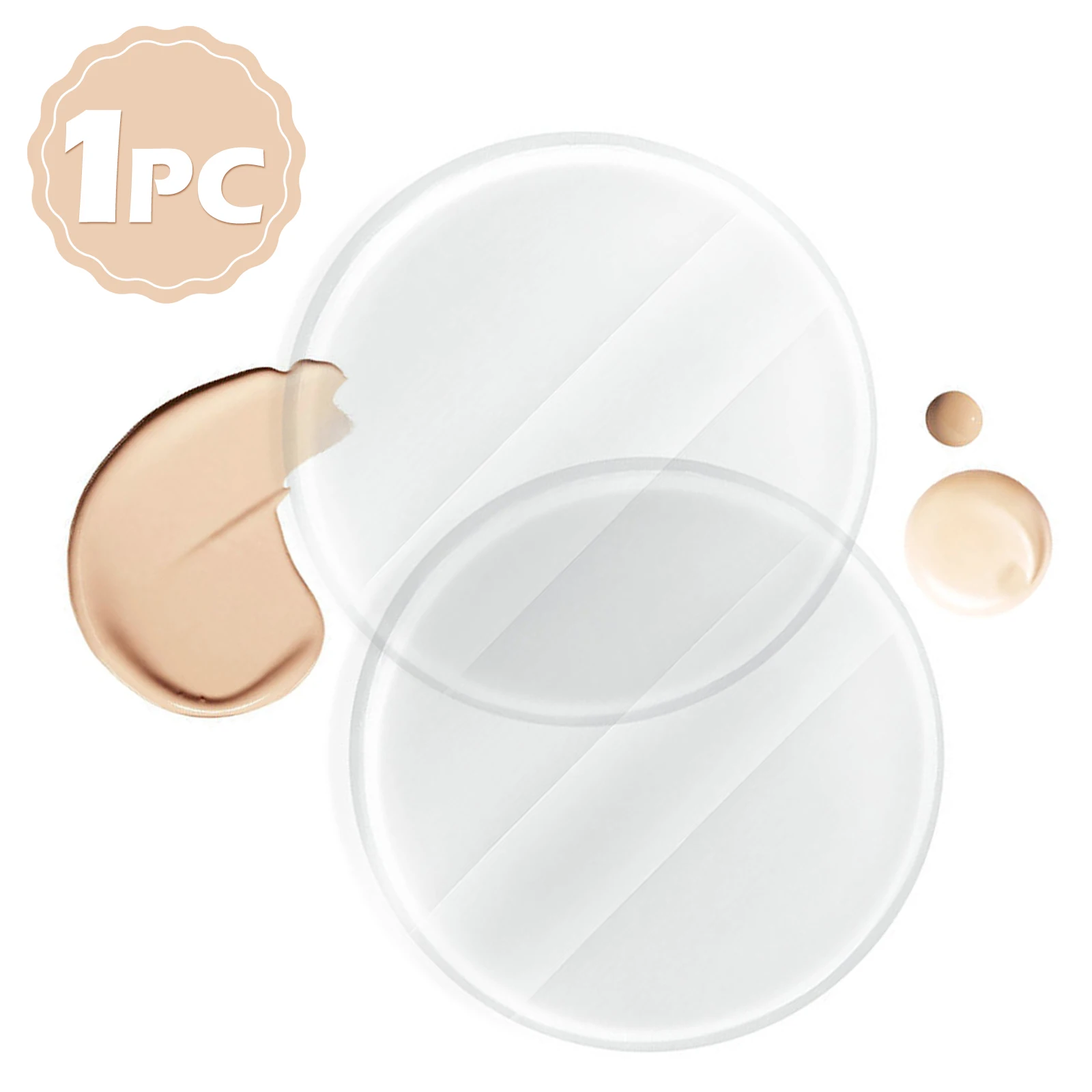 

100% New Hot SiliSponge Blender Silicone Sponge Makeup Puff For Liquid Foundation BB Cream Beauty Essentials Soft Touch