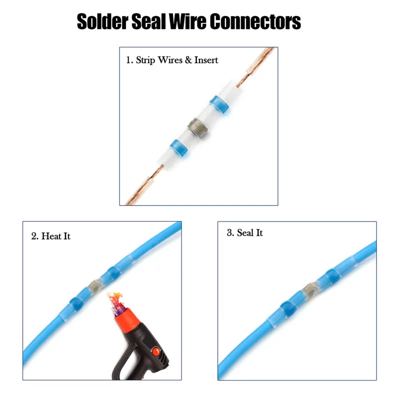 10/20 шт термоусадочная паяльная трубка изолированные электрические провода