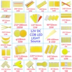 Микс DC 12V led cob полосы лампы светоизлучающие диод красочные cob для авто лампы Светодиодная лента cob чип