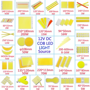 Микс DC 12V led cob полосы лампы светоизлучающие диод красочные cob для авто лампы Светодиодная лента cob чип