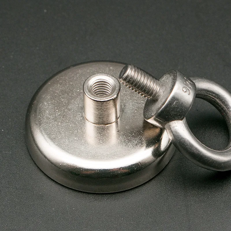 Сильный неодимовый магнит поисковый постоянный для поиска приборов рыбалки реки