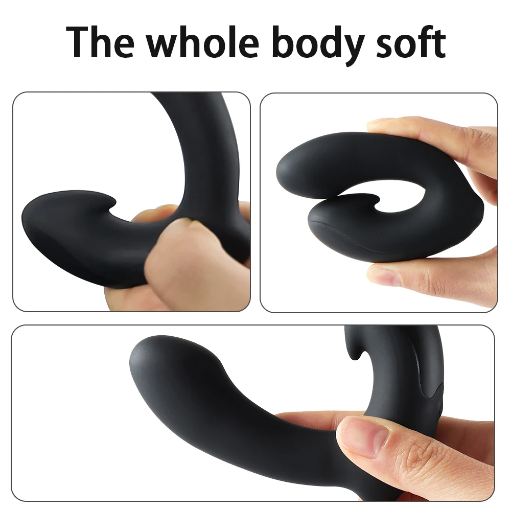 Анальный вибратор для массажа простаты БДСМ секс-игрушки мужчин пробка женский