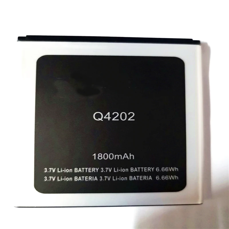 3.7V Battery 1800mAh for Micromax Q4202 Cell Phone Batteria Li-Ion Lithium Rechargeable Bateria with phone stander - купить по