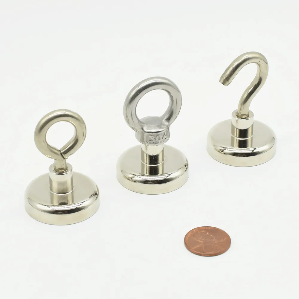 Тянущийся подъемный магнит диаметр 16 75 мм латексный с открывающимся крючком