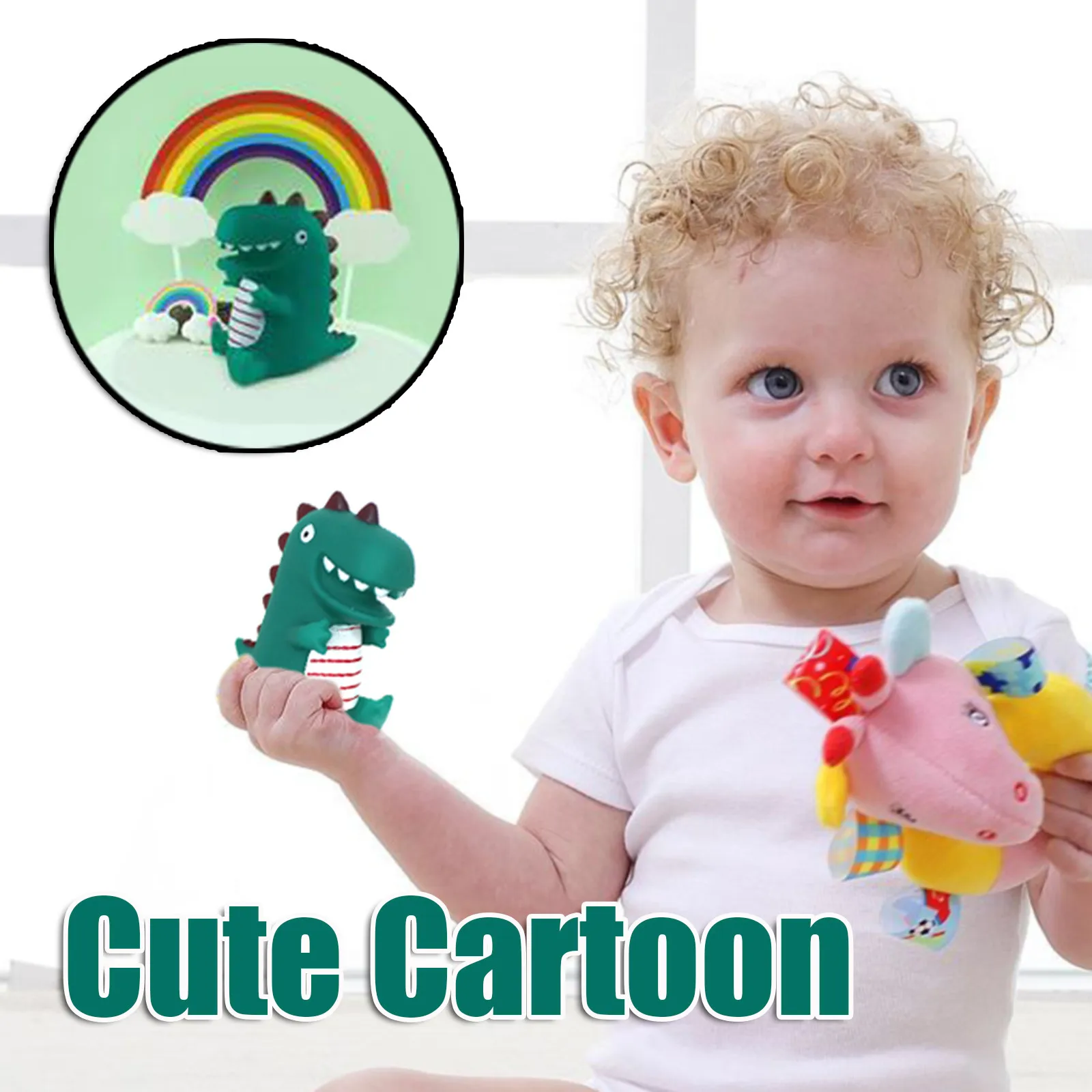 

Dinosaur Theme Party Novelty Toy Dinosaur Cake Top Hat Handmade Soft Rubber Ornament Toy Birthday Party Decoration Boy Gift Toys