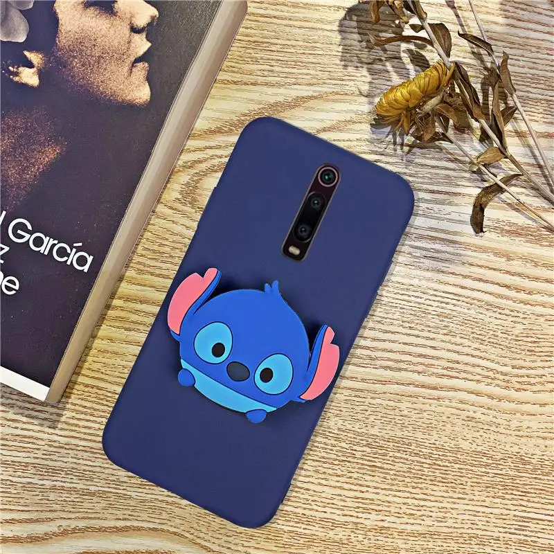 13 Силиконовый чехол-держатель для телефона с рисунком для Xiao mi Red mi K20 mi 9 T, милые чехлы-подставки для девочек, Матовая оболочка для Red mi K20 Pro mi 9T Pro - Цвет: 13