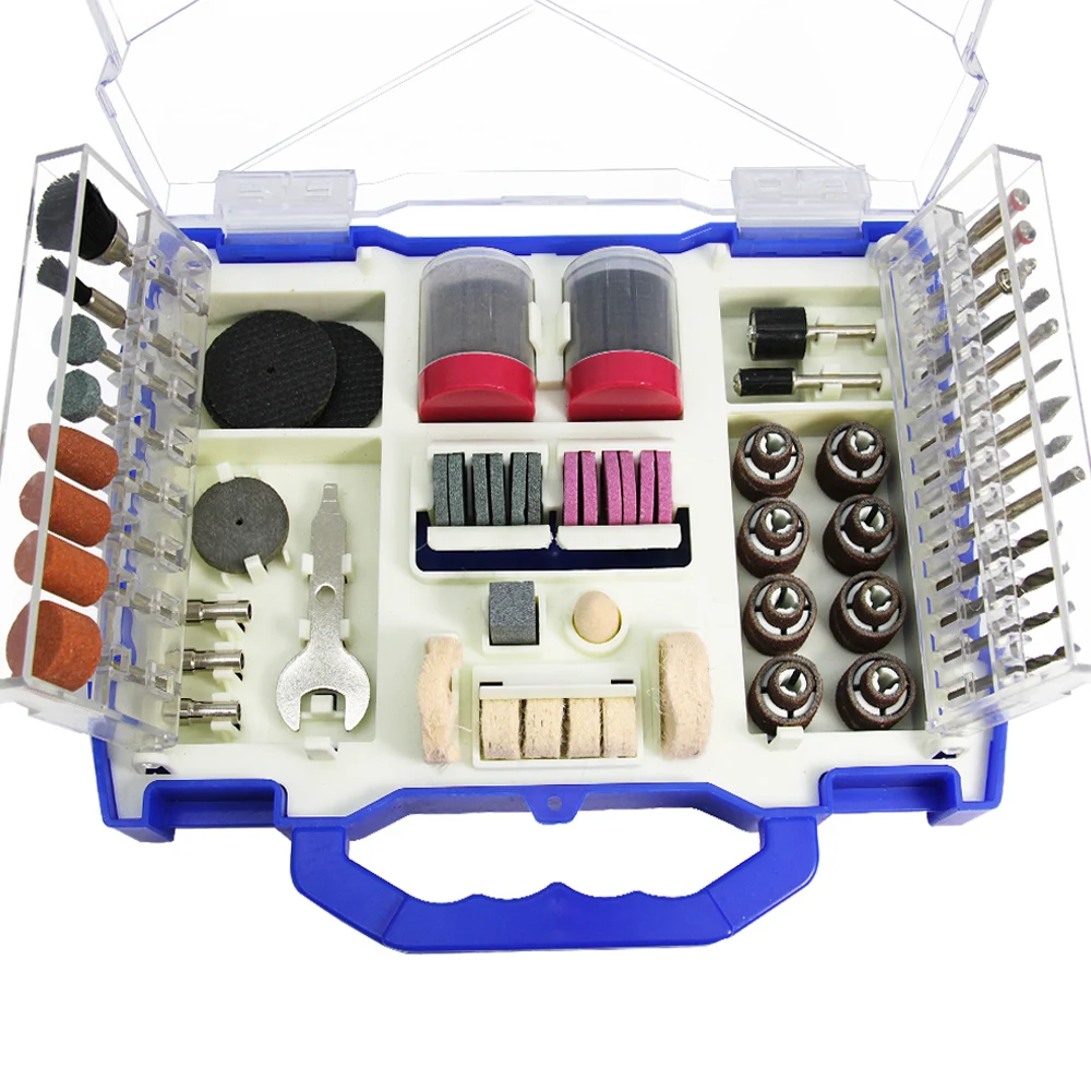 Набор аксессуаров для шлифовки и полировки Dremel комплект из 145 насадок с
