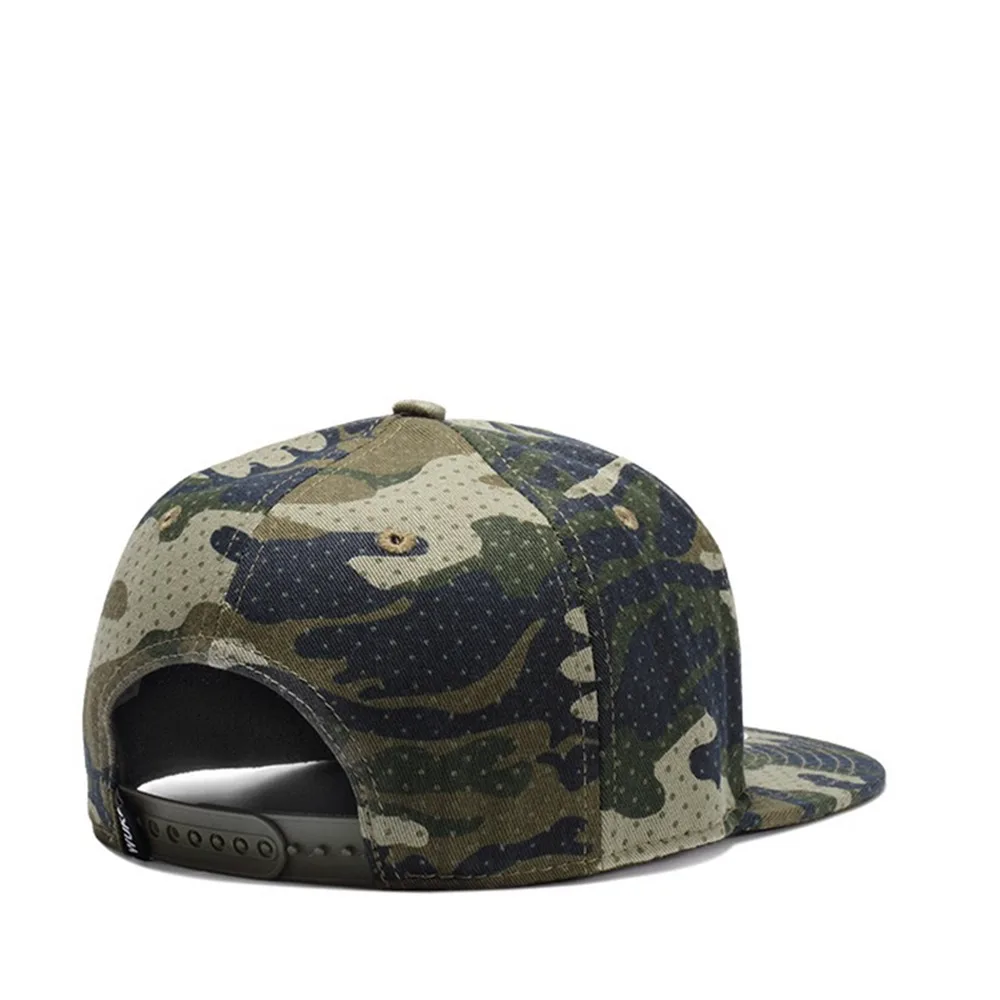 TOHUIYAN камуфляжная Snapback Кепка Мужская бейсболка с плоским козырьком Летняя
