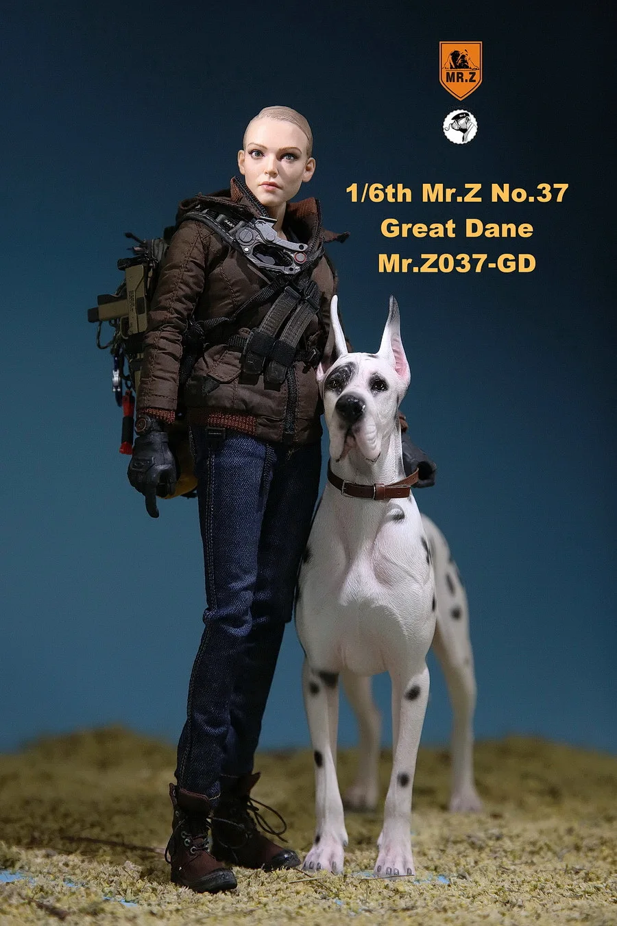 Модель Mr. Z Animal No.37: 1/6 немецкий великолепный Дейн (все 6 цветов) для фигурных