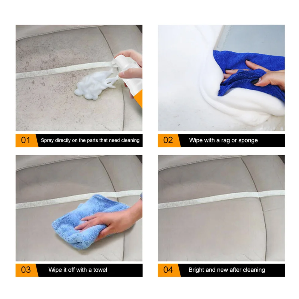 foam cleaner 100ml Multi-Purpose Rust Remover cleaning for car seat interior parts 30/60/150ML accessories | Автомобили и