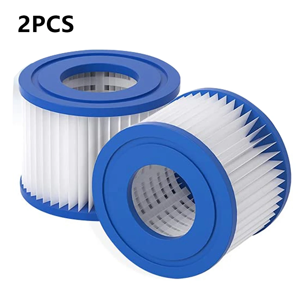 

2PCS Hot Tub Filter Inflatable Clever Spa Pool Tubs Filter Cartridges Pump Replacements Inflatable For Hot Spring Swimming