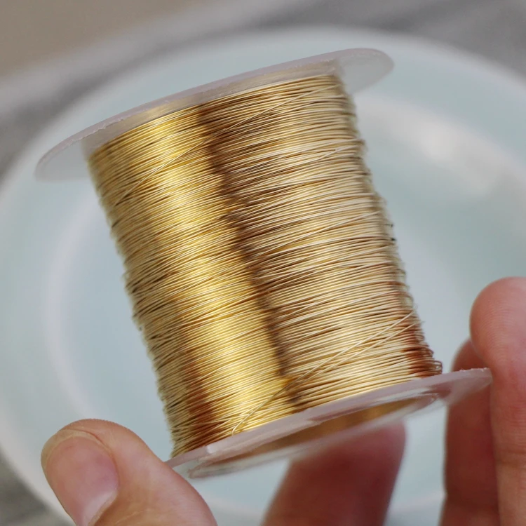 Icnway 1 м много импортных 14K золотые полые светлые полу-жесткие проволоки DIY