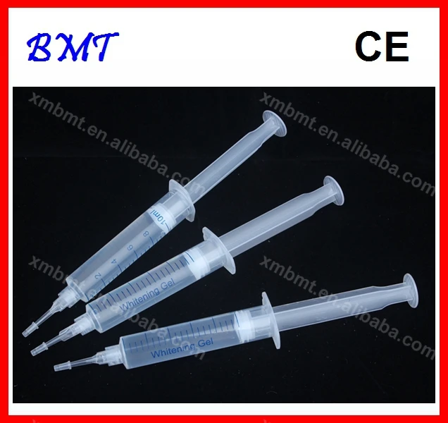 10 шт./лот мл отбеливающий гель для зубов шприц комплект 6% 12% 16% 25% 35% HP перекись
