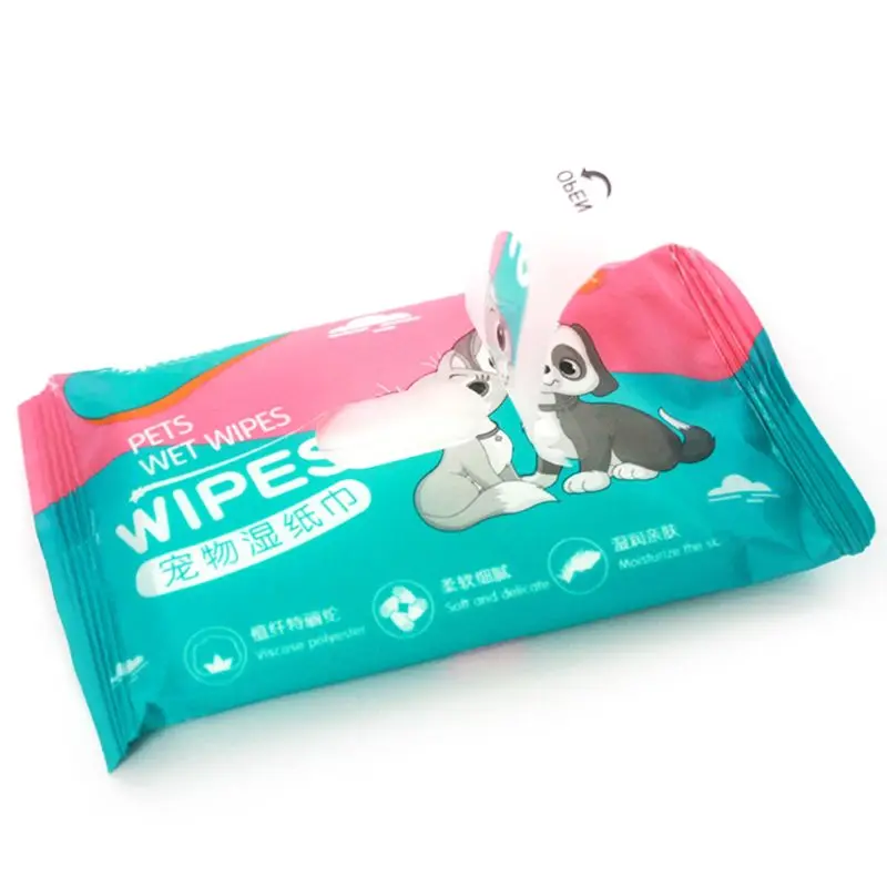 10 шт. влажные салфетки для глаз питомца очищающие бумажные полотенца собак