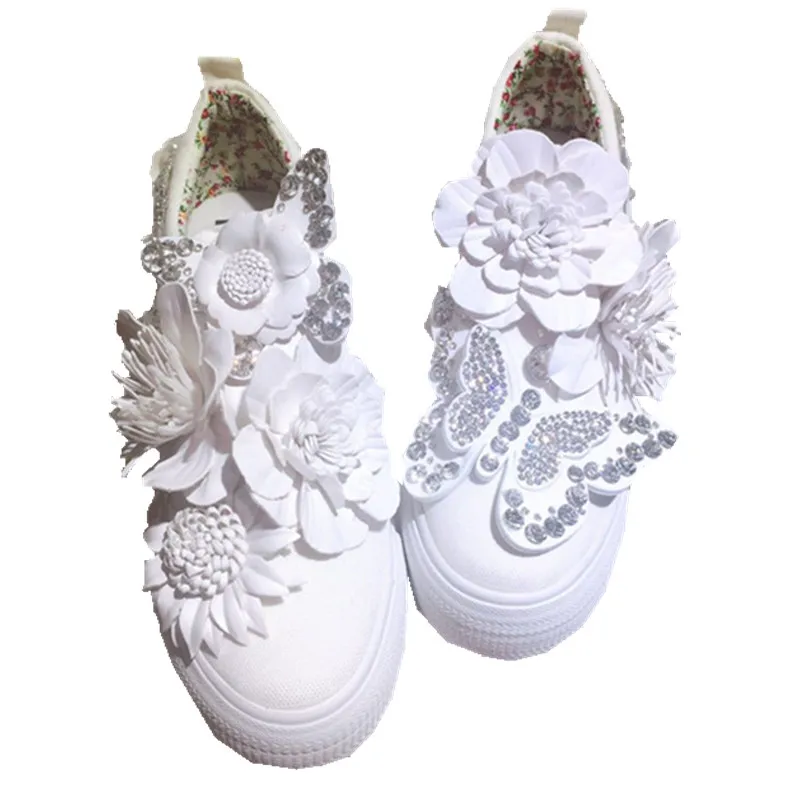 

Парусиновая обувь для ленивых, с цветами, в стиле ретро, для весны и лета, 2020