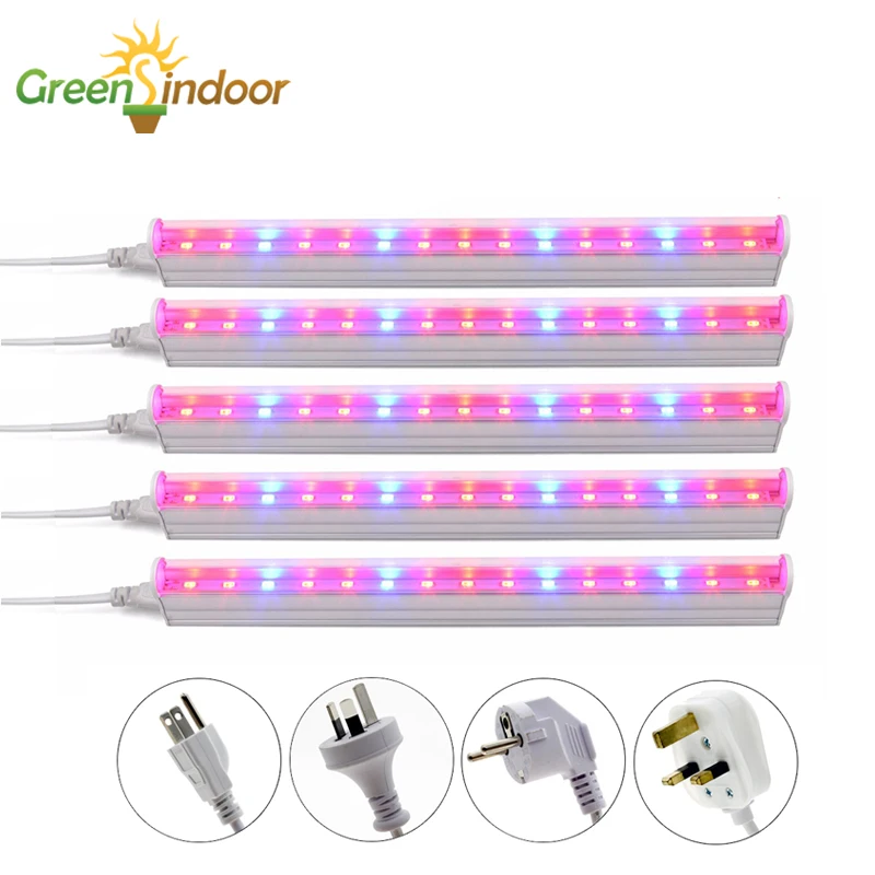 Светодиодный светильник для выращивания растений 5 шт. фитолампа полного спектра