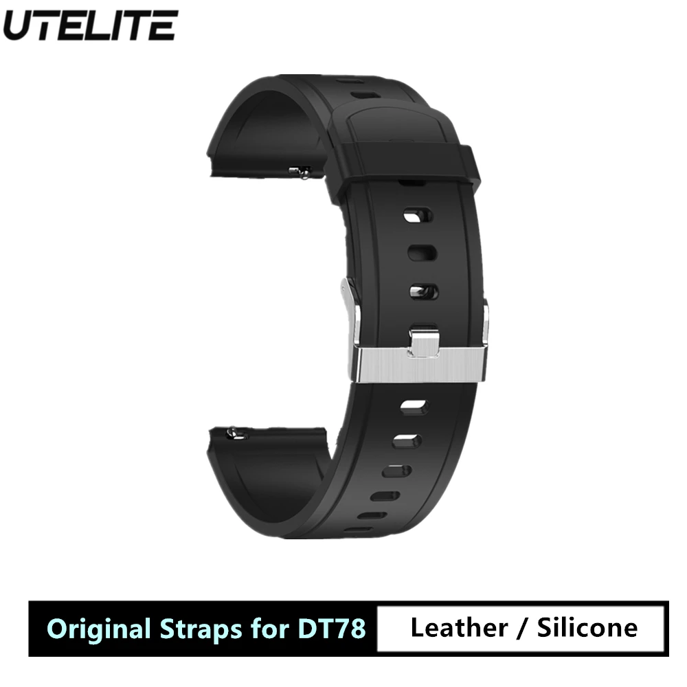 UTELITE оригинальный DT78 ремешки Смарт WatchIP68 водонепроницаемый PPG пульсометр