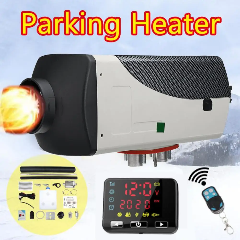 Car Heater 12V/24V 1-8KW Diesels In Hearting Fans With LCD Monitor Remote Control For RV Motorhome Trailer Trucks Boat | Автомобили и