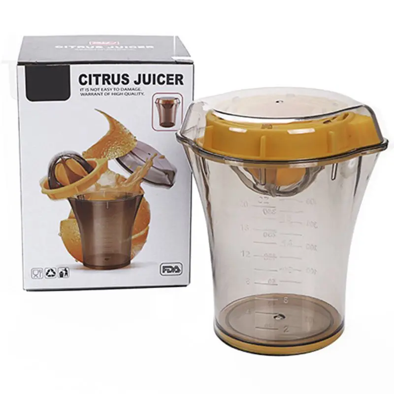 

Portable Lemon Orange Juicer Multifunctional Hand Press Manual Fruit Squeezer