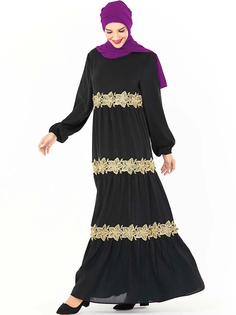 Мусульманская одежда мусульманское платье для женщин Jubah Caftan большие качели