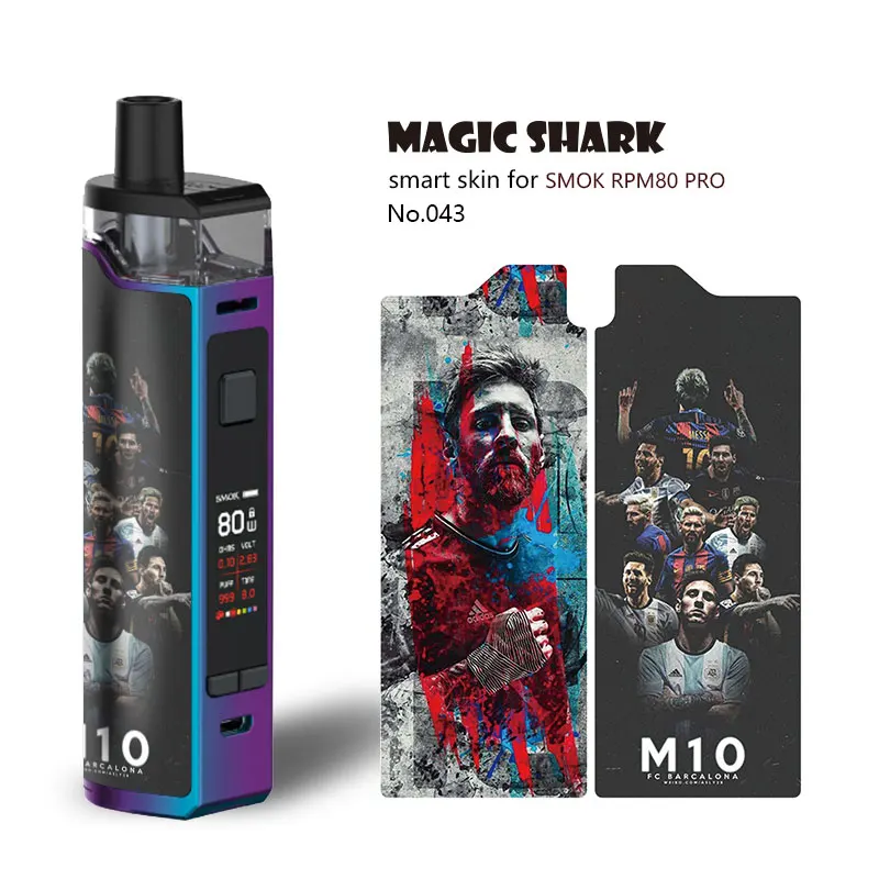 Модный чехол-пленка Magic Shark Vendetta Messi с драконом шариком и черепом наклейка для RPM 80