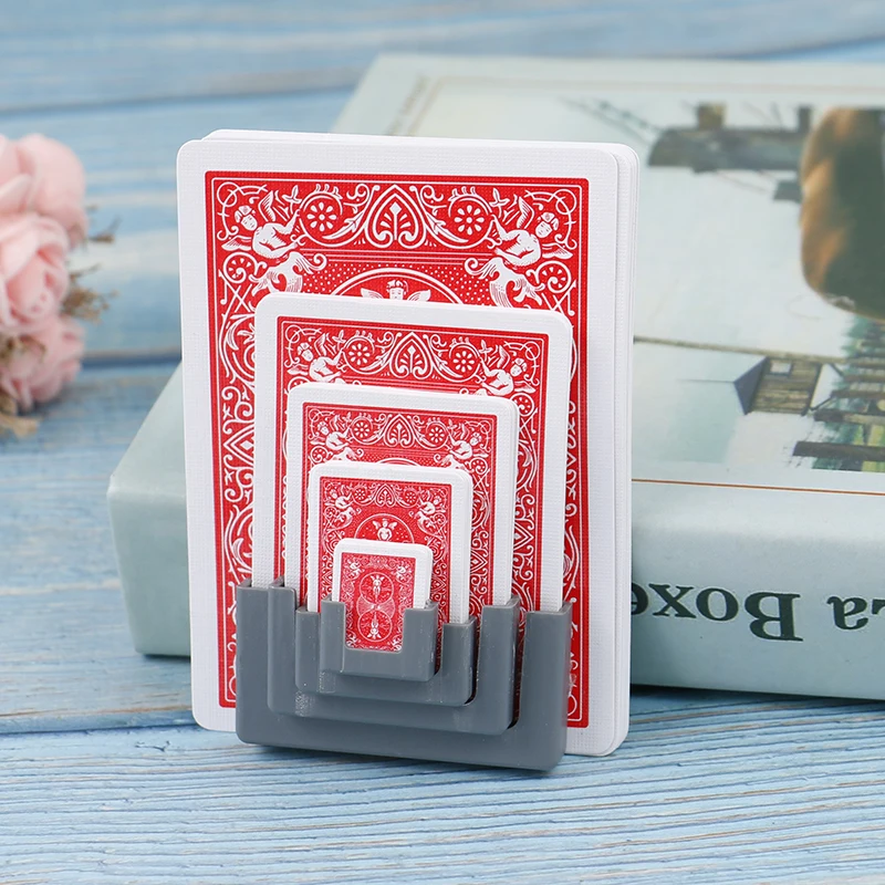 

Magic Professional Amaz Funny Shrinking Cards Magic Tricks Big To Small Playing Card Training Set