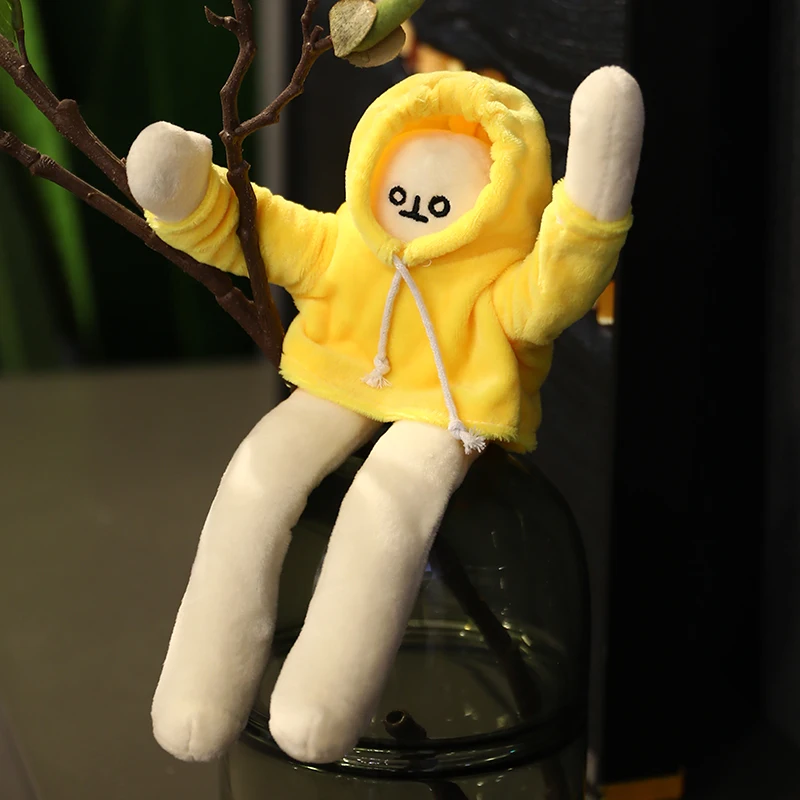 

40cm Plush Toys Banana Man Dolls Yellow Korea Popular Appease Dolls Birthday Gifts for Children Funny Birthday Xmas Gift