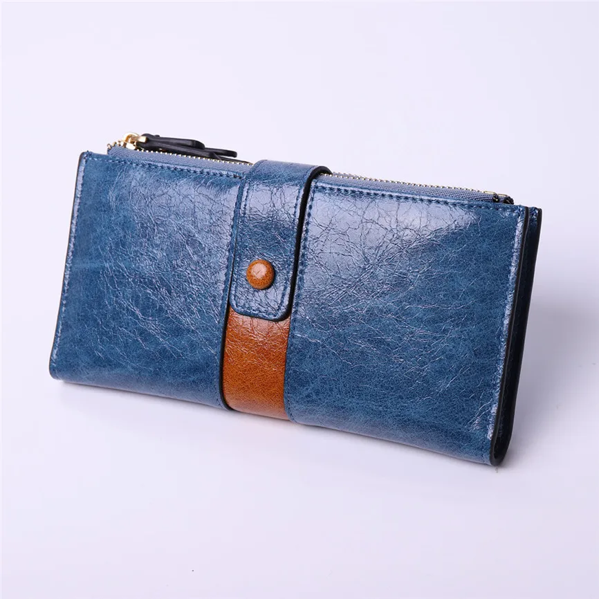 Женский кошелек с несколькими отделениями для карт роскошный винтажный ручной