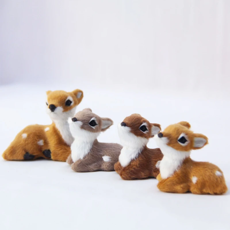 

Sika Deer Model Ornaments Modern Animal Figurines Art Craft Outdoor Garden Decoration Simulation Sika Deer Party