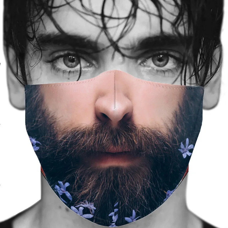 Рождественская Карнавальная модная маска для бороды женщин и мужчин рта унисекс