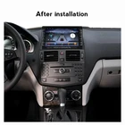 Автомагнитола 2 Din с GPS, Wi-Fi, Android, мультимедийный видеоплеер для Mercedes Benz C Class 3 W204 2006-2011 Carplay, Авторадио BT