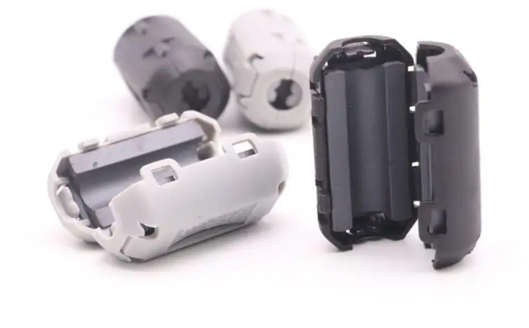 10 шт. 5 мм Внутренний диаматер серый черный зажим на RFI EMI фильтр ферритовый для TDK