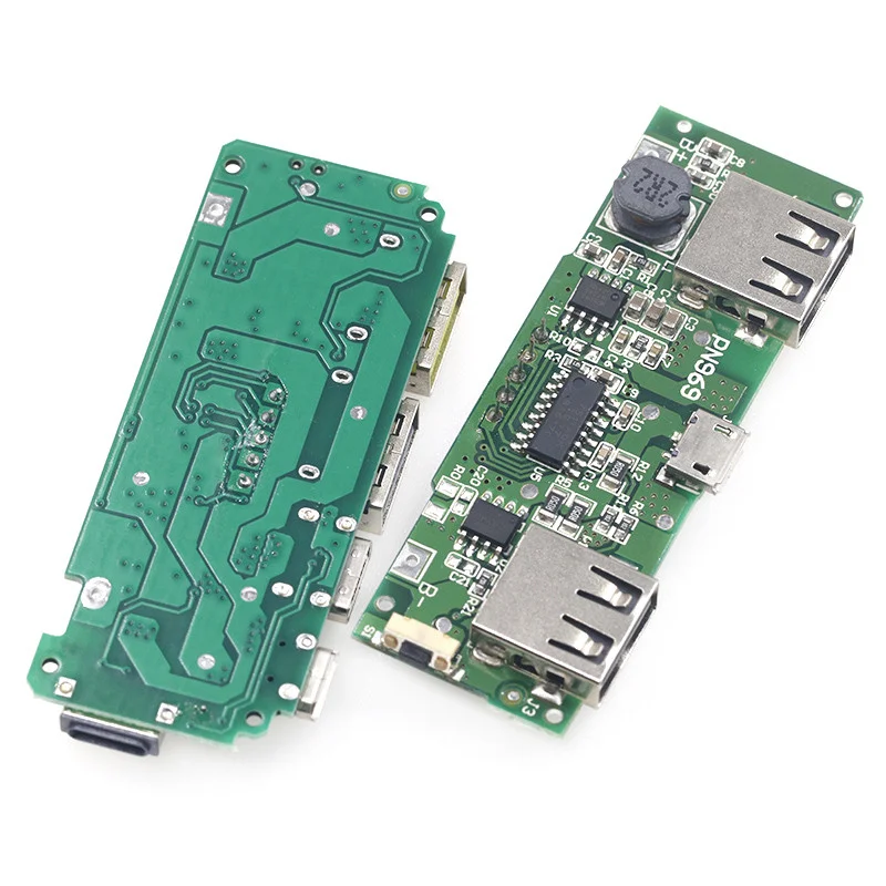 Светодиодный двойной USB 5 В 18650 а Micro/Type-C внешний аккумулятор модуль зарядки