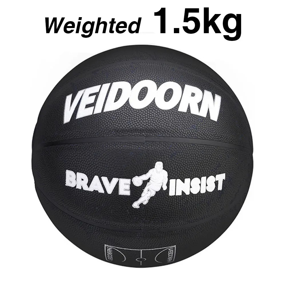 Pelota de entrenamiento pesada para baloncesto, 3 libras, tamaño estándar, 7 Bolas de peso pesado, mejora la fuerza, entrenador de baloncesto