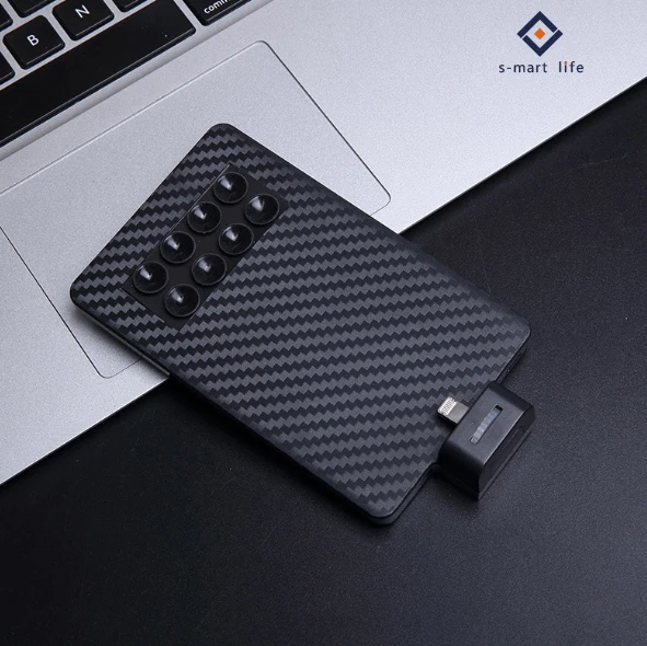Чехол для зарядного устройства для iphone Andriod и type C Apple iphone s samsung Oppo Vivo BBK all type s - Цвет: Black color