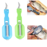kitchen tools fish skin brush fast remover fish scale scraper fishing knife cleaning tools kitchen accessories