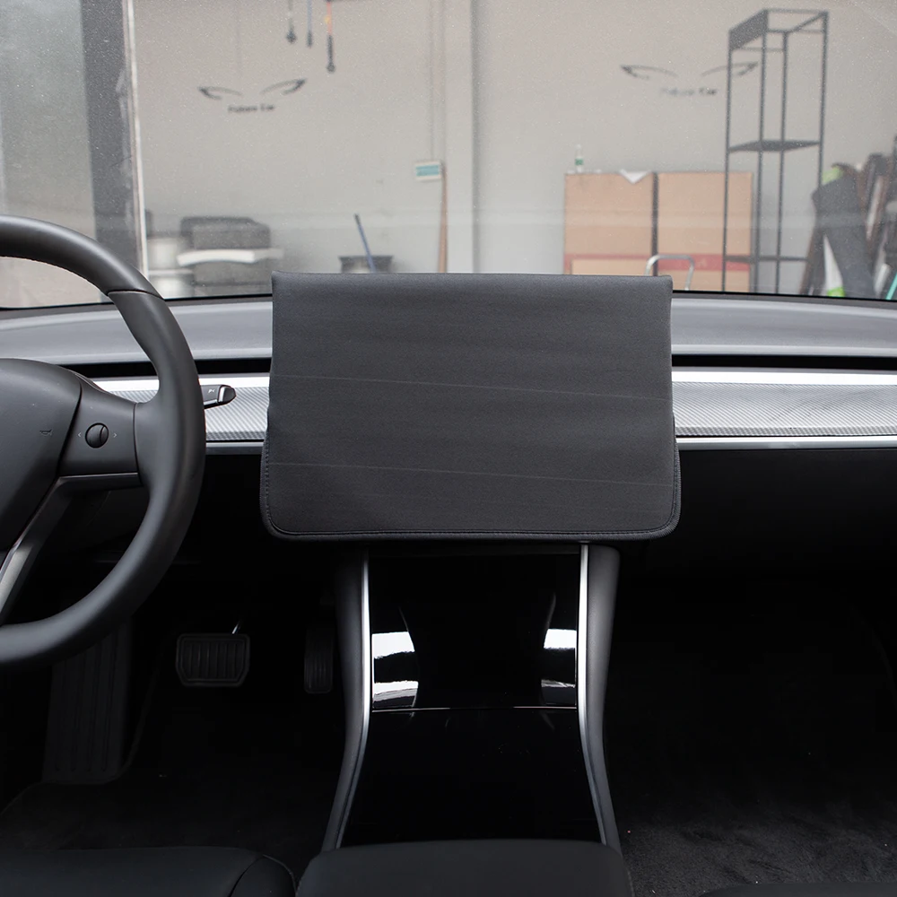 Для Tesla Model 3 -2020 черный козырек от солнца центральное управление Навигация экран