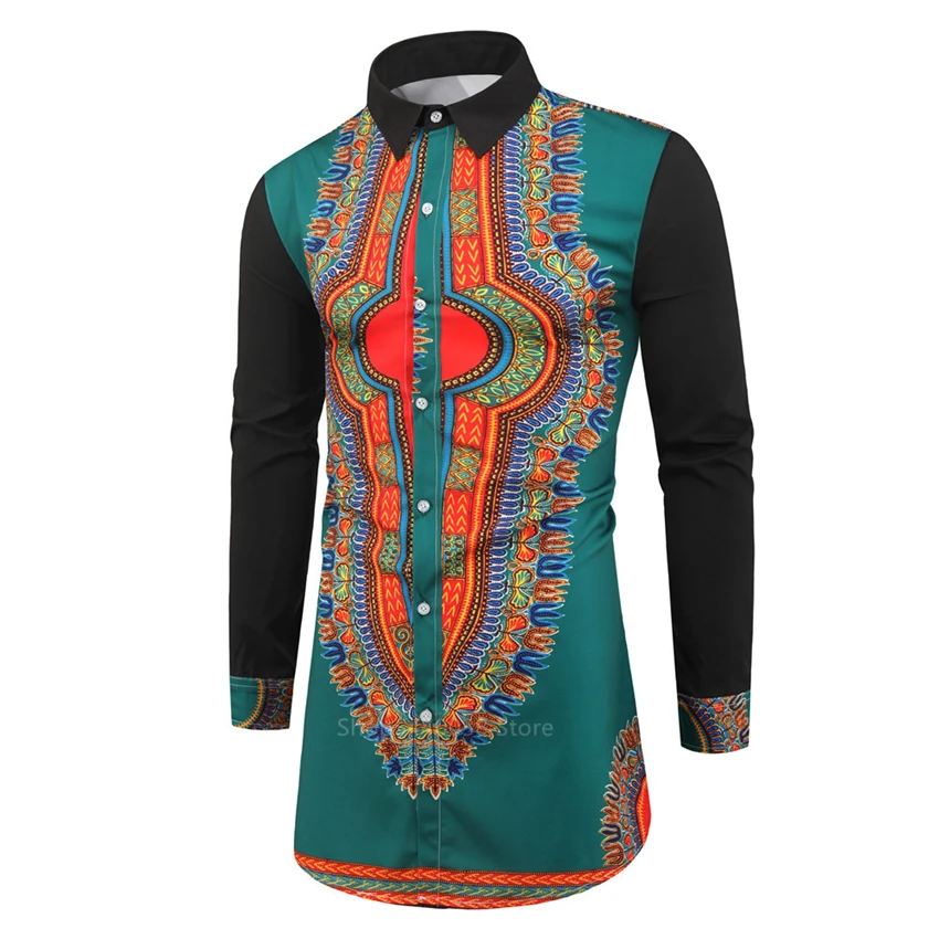 Африканская одежда новинка 2021 топ с принтом Дашики традиционное Африканское