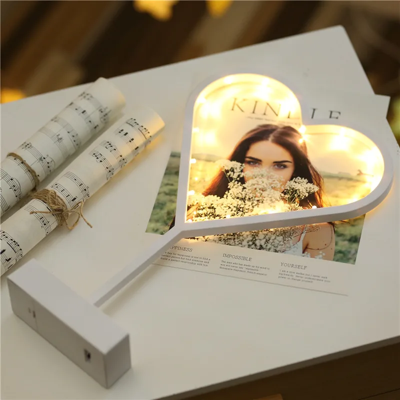 СВЕТОДИОДНЫЙ ночник в форме звезды и дерева питание от аккумулятора настольная