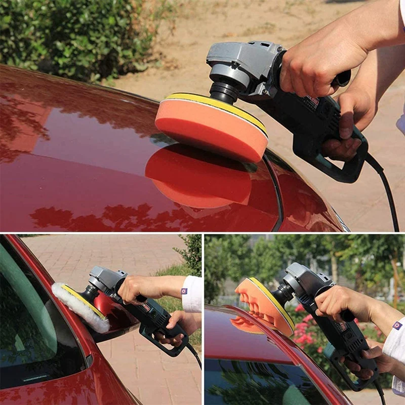 

Polishing Sponge Pad Kit, Wheel Buffer Polisher Foam Ball Suitable for Cars, Wheel Care, Metal, Plastic and Glass