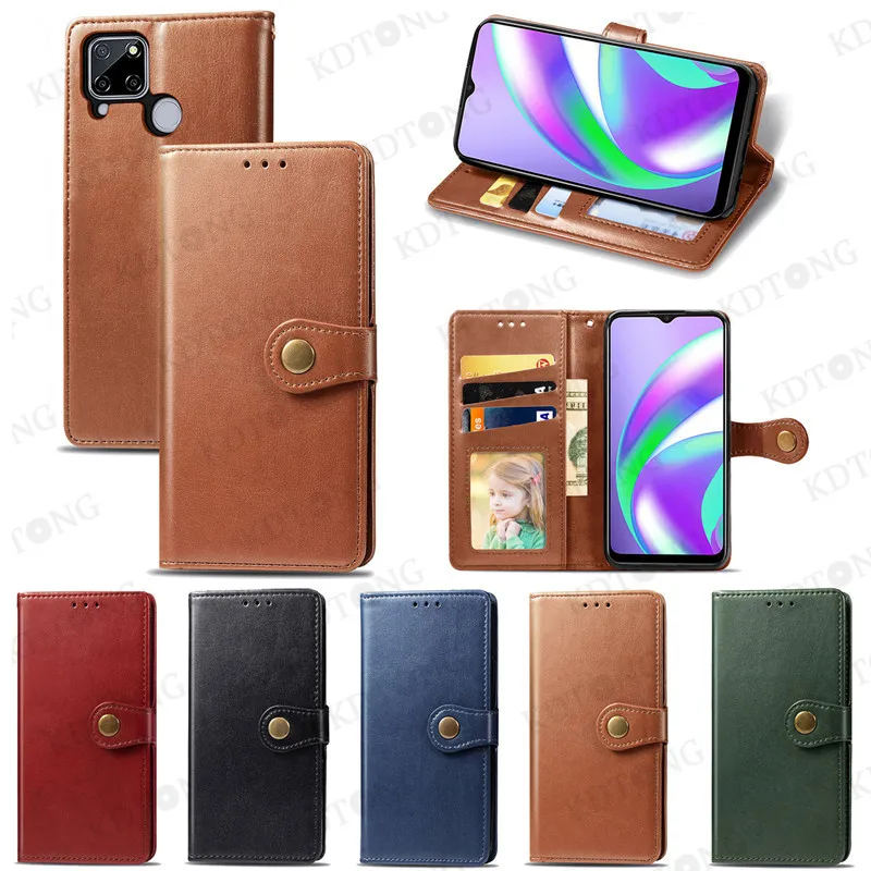 

Solid Color Round Buckle Case For OPPO Realme X50 C15 C12 C11 C3 6 5 3 I S Pro K1 Find X2 NEO Plain Fashion Simple Phone Cases