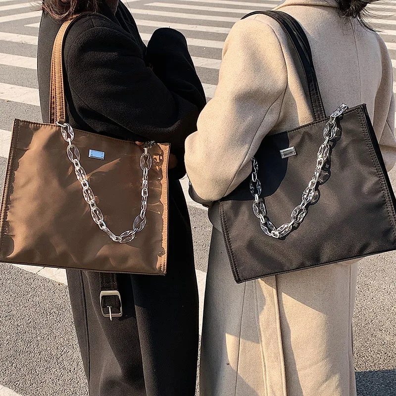 

Винтажные женские сумки через плечо из ткани «Оксфорд», 2022, повседневные женские сумки большой вместимости, сумки для покупок, дорожные сум...