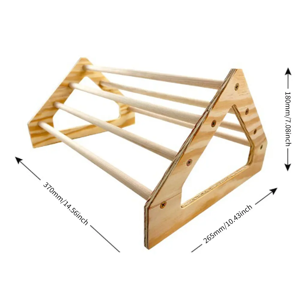 

Parrot Wooden Perch Stand Bird Grinding Holder Platform Play Toys For Cockatiels Conures Parakeets Finch African Greys