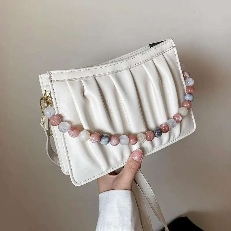 

Женская сумка на плечо, дизайнерская сумка через плечо, рюкзак, женская плиссированная сумка в форме облака, модная сумка из искусственной к...