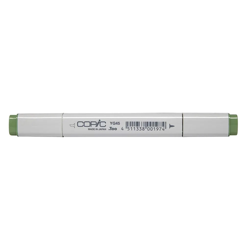 Marker alcohol Copic two pens color yg45 Alcohol markers double-sided permanent art for sketching Valentine's day gift | Канцтовары