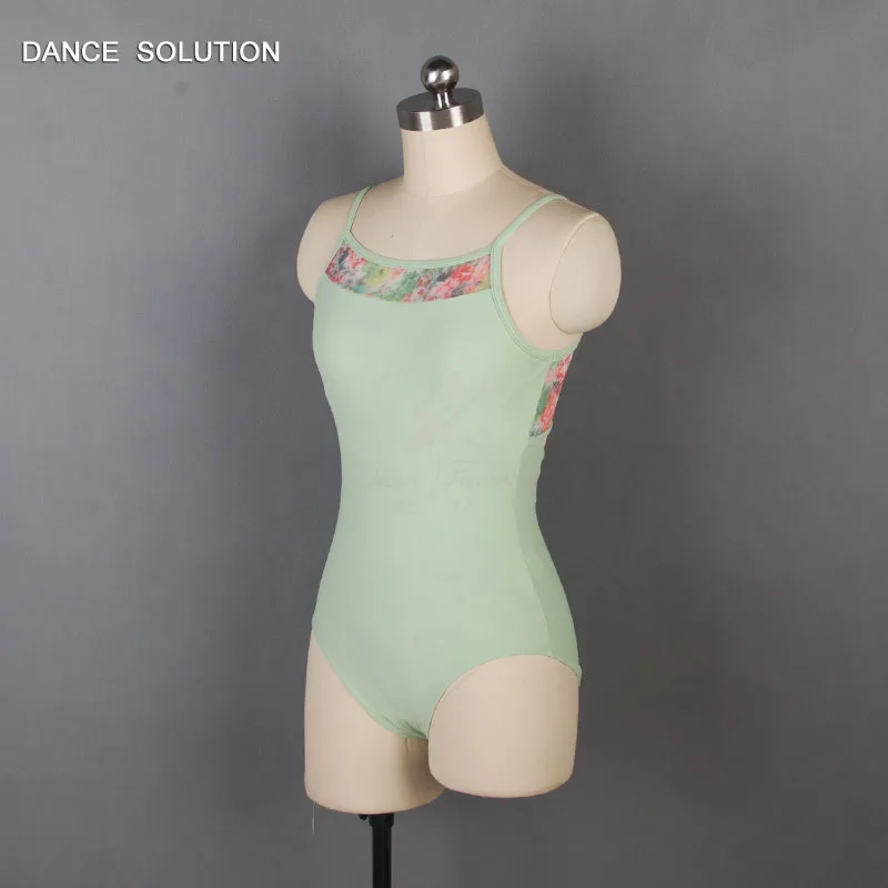Бесплатная доставка светло-зеленое балетное трико женское нижнее белье с