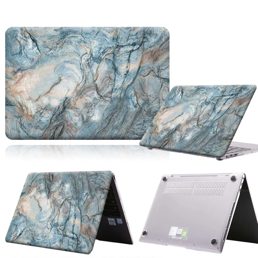 

Blue Vein Marble Pattern Fasion Laptop Case For MateBook 13/13 AMD Ryzen/14/D14/D15/X 2020/X Pro/Pro 16.1/Honor MagicBook 14/15